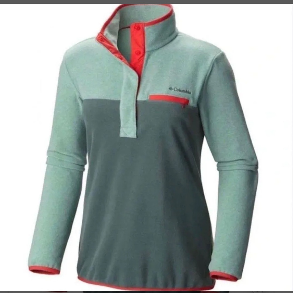 Columbia Teal Fleece — Medium